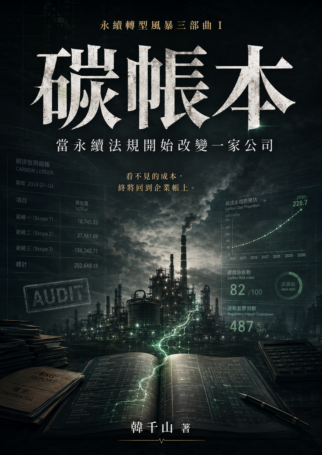 永續轉型風暴三部曲I：碳帳本 書封